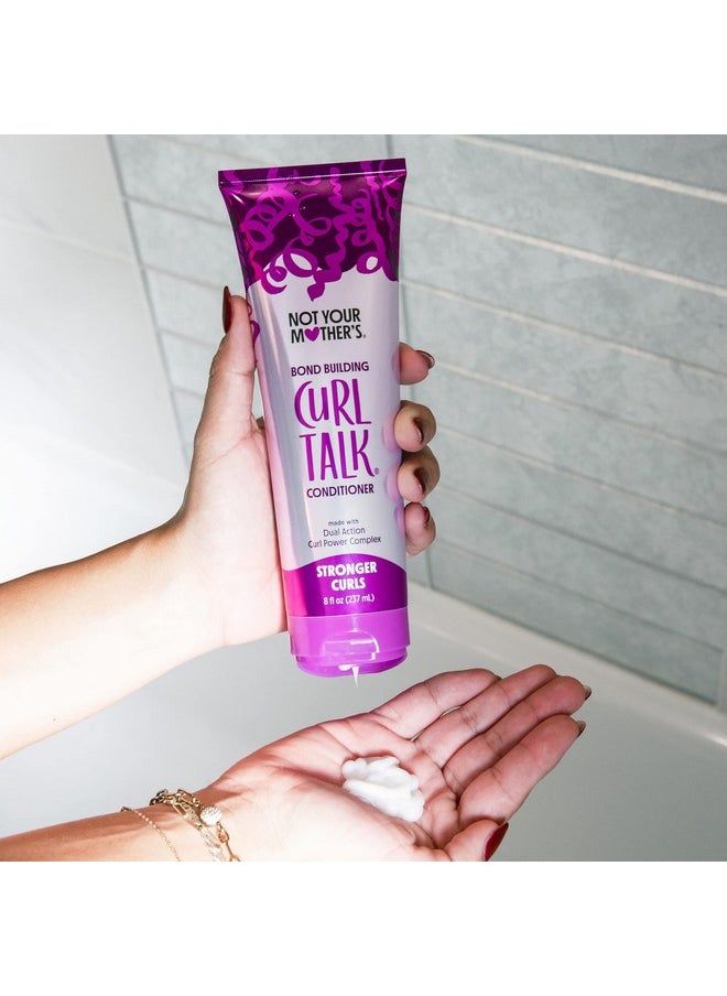 Not Your Mother's Curl Talk Bond Building Shampoo and Conditioner (2-Pack) - 8 fl oz - Strengthening Shampoo and Conditioner Set for Curly Hair