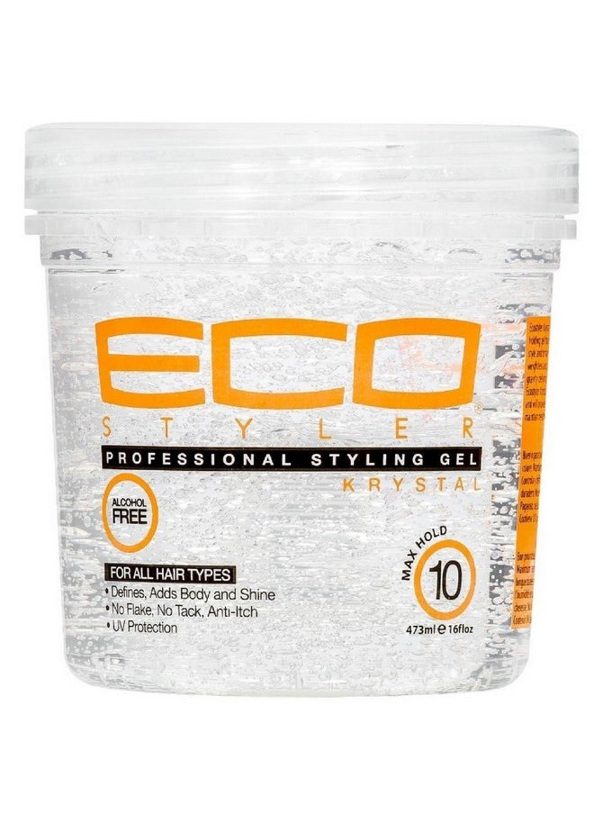 ECOCO EcoStyler Styling Gel Krystal, 32 oz (Pack of 3)