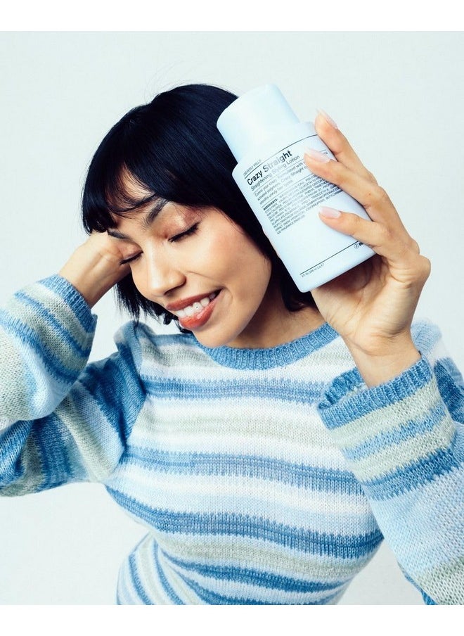 J Beverly Hills Blue Crazy Straight Styling Lotion with Vitamin B5 for Frizz Control, 8 Oz
