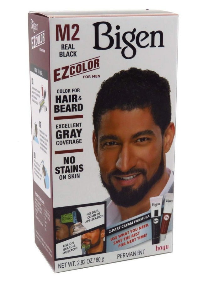Bigen Ez Color For Men M2 Real Black Kit (3 Pack)