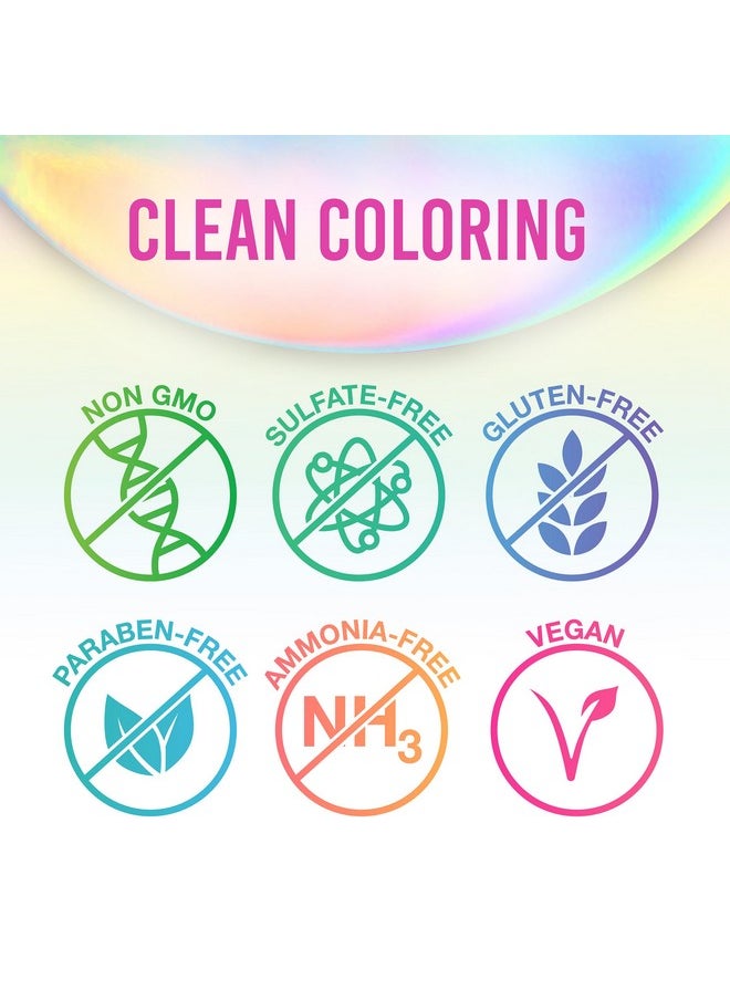 Punky Flamingo Pink Semi Permanent Hair Color, Conditioning Vegan Hair Dye, Non-Damaging Formula, PPD & Paraben-Free, Long-Lasting Vibrant Pink Hair Color, Up to 40 Washes, Hair Care, 3.5 oz