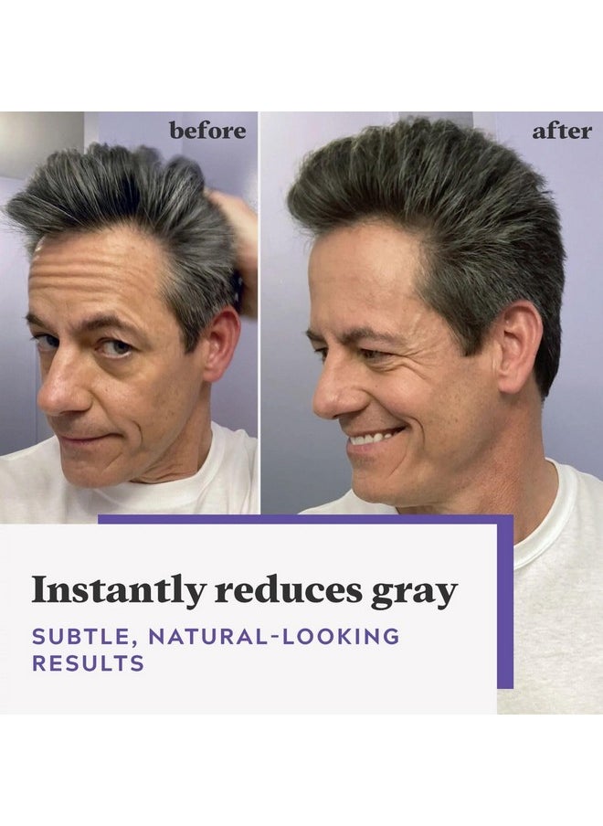 Just For Men Touch of Gray, Mens Hair Color Kit with Comb Applicator for Easy Application, Great for a Salt and Pepper Look - Black, T-55, Pack of 1