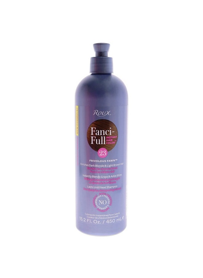 Roux, Fanci-Full Instant Hair Color Rinse, 23 Frivolous Fawn ,Temporarily Evens Tones, Blends Away Gray, 15.2 Oz