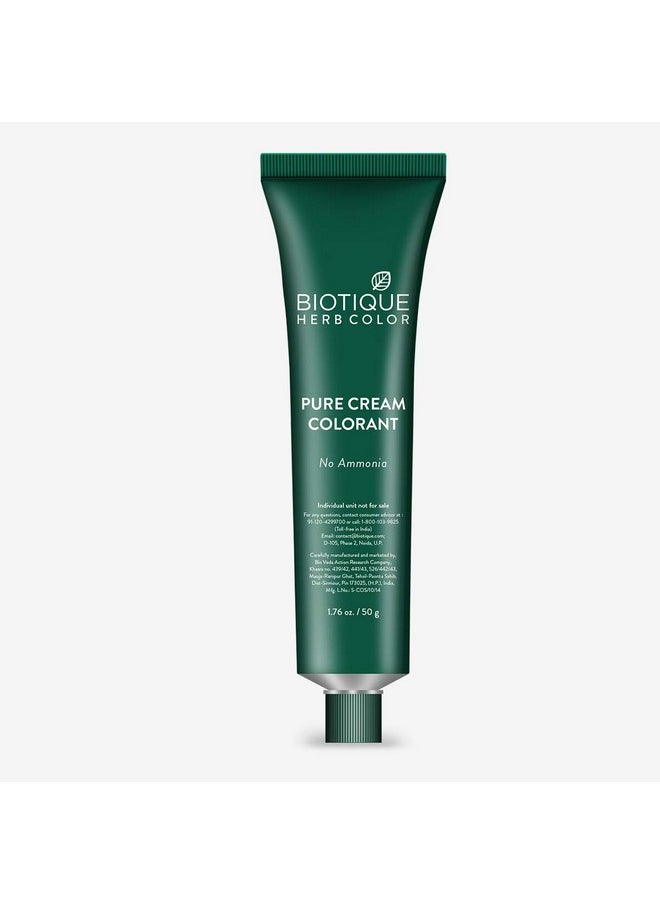 Biotique Herbcolor Conditioning Hair Colour l Ammonia Free Hair Color l 9 Organic Herbal Extracts l Natural and Healthy Shine l 50g + 110ml| Brown 4N (Pack of 1)
