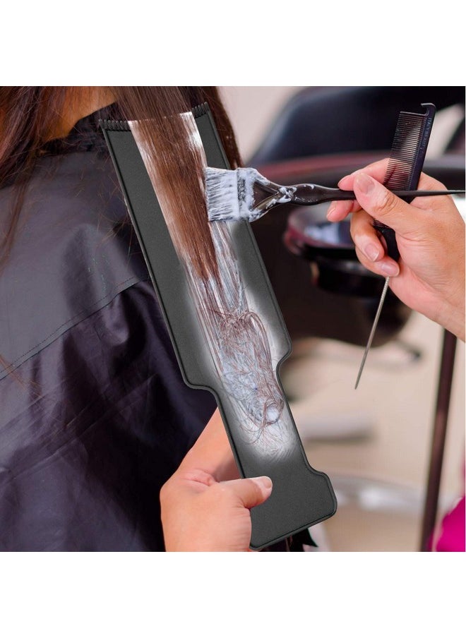 4 Pcs Balayage Highlighting Board with Teeth Hair Dye Paddle Highlighting Brush for Balayage Board Comb for hairstylist Hair Dye(Black)