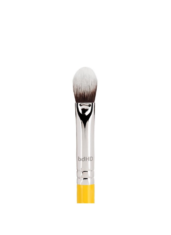Bdellium Tools Professional Makeup Brush - Studio Series 788V BDHD Phase III Blending/Concealing - With Soft Synthetic Fibers, For Blending & Soften (Yellow, 1pc)