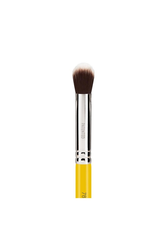 Bdellium Tools Professional Makeup Brush - Studio Series 788V BDHD Phase III Blending/Concealing - With Soft Synthetic Fibers, For Blending & Soften (Yellow, 1pc)