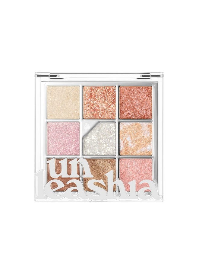 UNLEASHIA Glitterpedia Eye Shadow Palette|Point Makeup Vegan|Korean Cosmetics|Daily|matte|glitter|shimmer|pearl|daily|party|sparkling… (NO.1 All of Glitter)