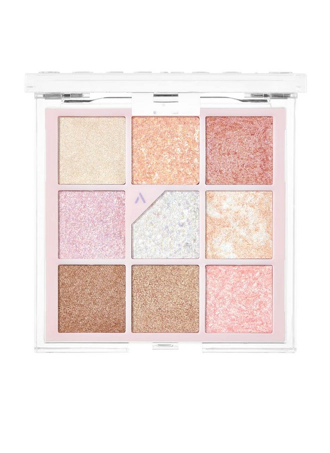 UNLEASHIA Glitterpedia Eye Shadow Palette|Point Makeup Vegan|Korean Cosmetics|Daily|matte|glitter|shimmer|pearl|daily|party|sparkling… (NO.1 All of Glitter)