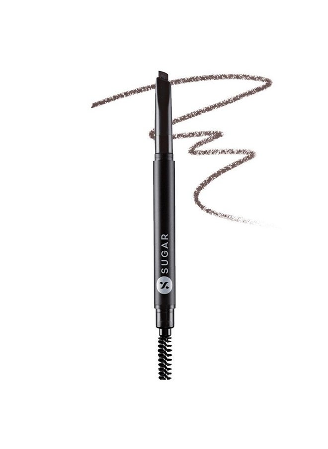 Sugar Cosmetics Arch Arrival Brow Definer02 Taupe Tom (Grey Brown) Long-Lasting, 12hr coverage, built-in spoolie