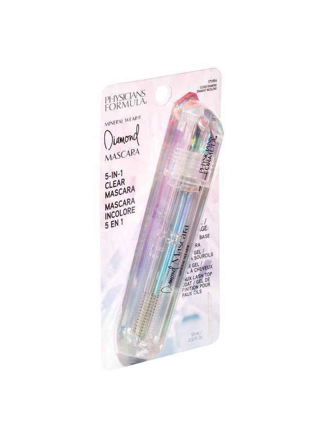 Physicians Formula Mineral Wear Diamond Mascara Lash & Brow Diamond, Dermatologist Tested, Ophthalmologist Approved, Sensitive Eyes