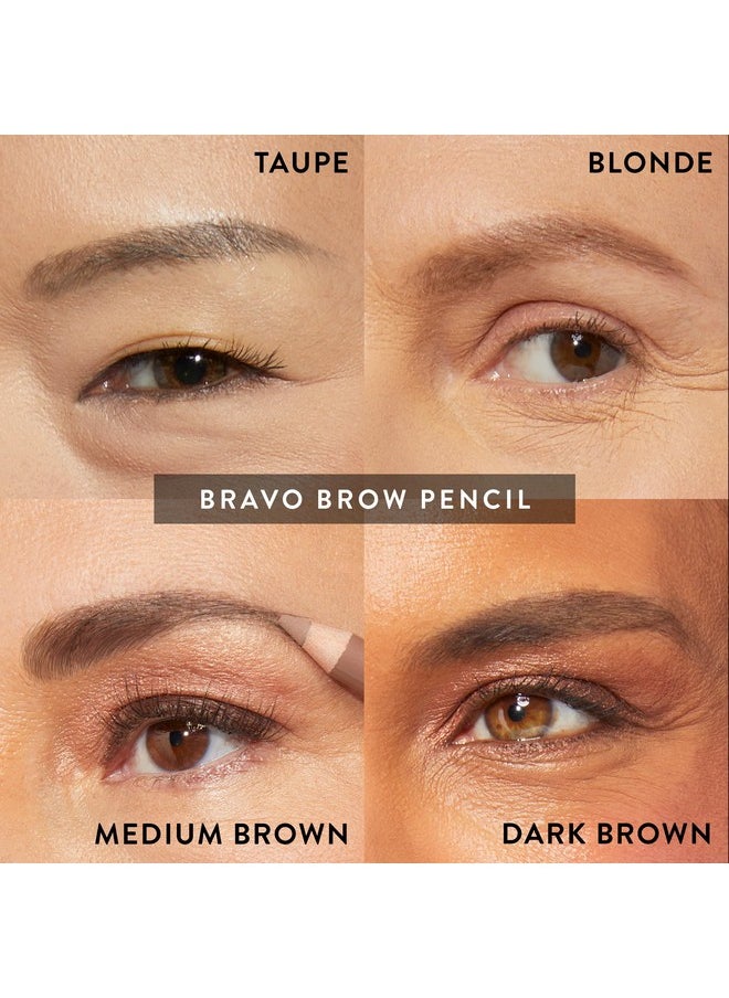 LAURA GELLER NEW YORK Bravo Brows Soft Pencil + Brush, Blonde