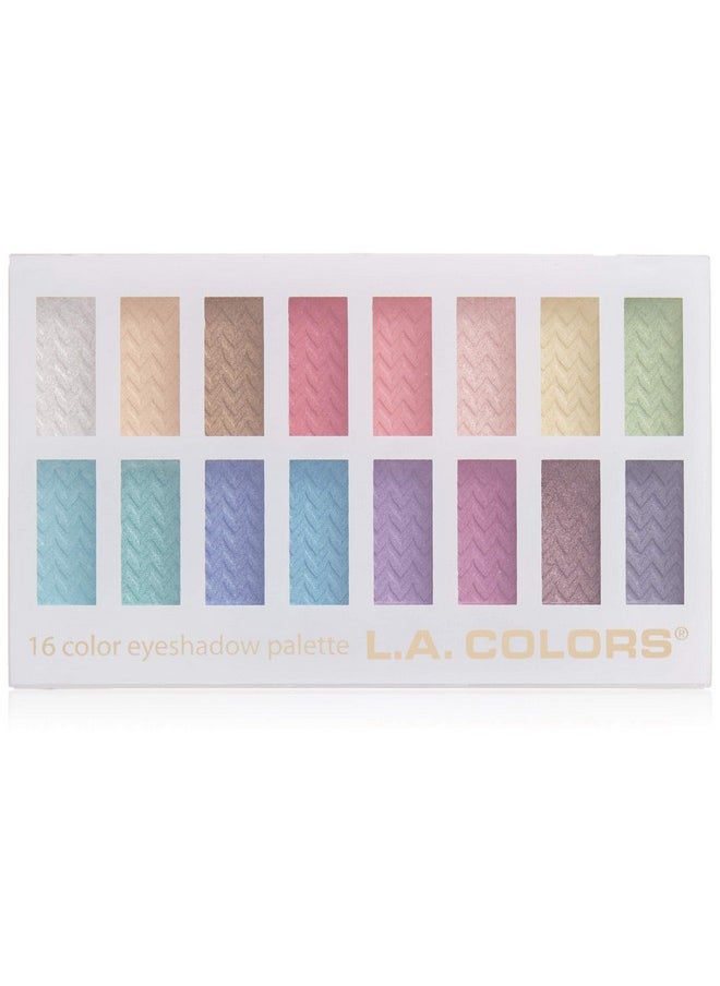 L.A. COLORS 16 Color Eyeshadow Palette, Haute, 1.02 Ounce (LA74202)