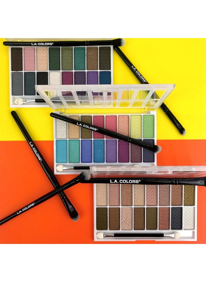 L.A. COLORS 16 Color Eyeshadow Palette, Haute, 1.02 Ounce (LA74202)