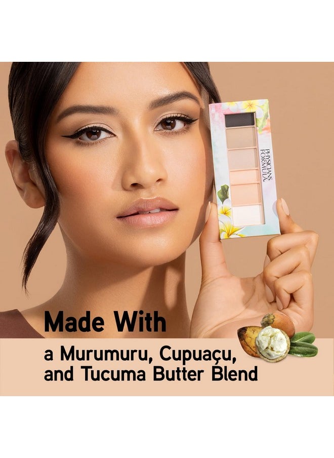 Eyeshadow Palette By Physicians Formula Matte Monoi Butter Eyeshadow Natural Matte Blushed Nudes, For Sensitive Skin, Hypoallergenic, Nourishing Moisturizing, Smooth, All Day Wear