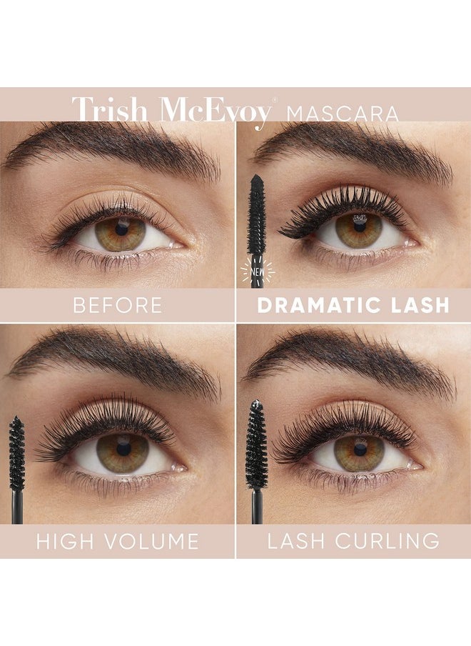 Trish McEvoy Dramatic Lash Mascara, Black, 0.32 oz / 9.5 g