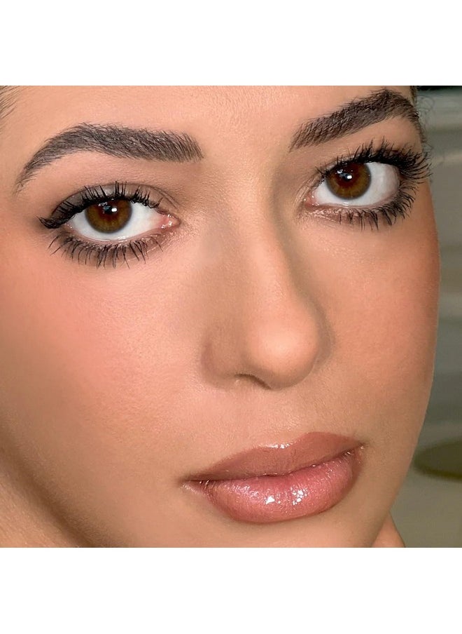Kevyn Aucoin Indecent Mascara, Black: Thin cone-shaped brush. Creamy lash condition formula. Dramatic and natural look. Long wear. Clump & flake-free. Pro makeup artist go to for defined fuller lashes