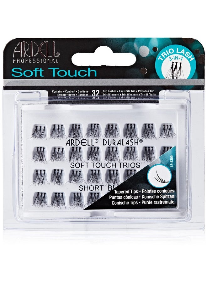 Ardell Soft Touch Trio Individuals Knotted, Short Black