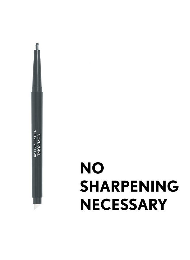 Covergirl Perfect Point Plus Charcoal Color Eyeliner Pencil, 0.008 Ounce (Pack of 2)