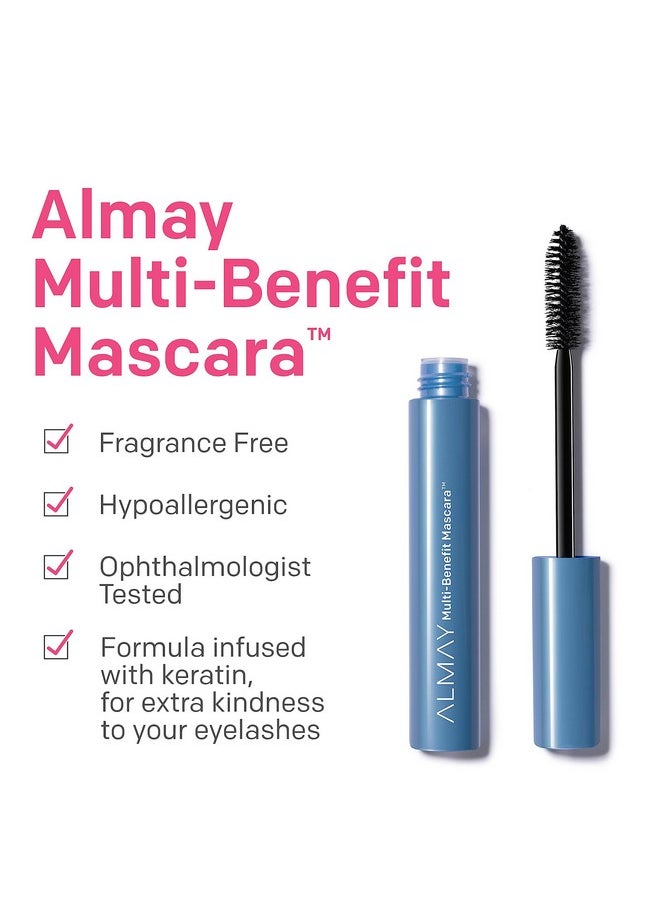 Almay Multi-Benefit Mascara and Eyeliner Duo Value Pack, Black Brown