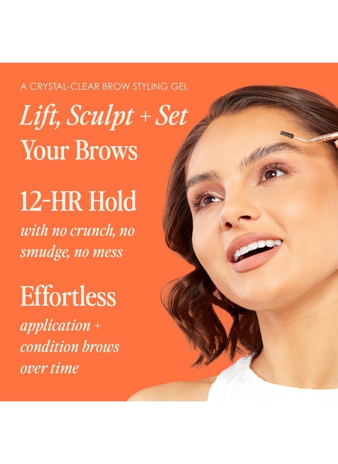 Grande Cosmetics Brow Lamination Gel | DIY Eyebrow Lamination | Shapes, Sculpts & Sets With 12-Hour Hold | Conditions & Nourishes For Healthier Looking Brows