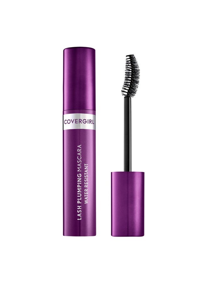 COVERGIRL Simply Ageless Lash Plumping Mascara, Black Water Resistant, Pack of 1