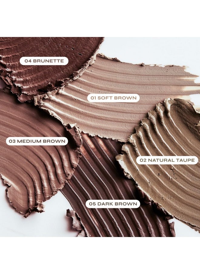 Milani Stay Put Brow Color - Dark Brown (0.09 Ounce) Vegan, Cruelty-Free Eyebrow Color that Fills and Shapes Brows…