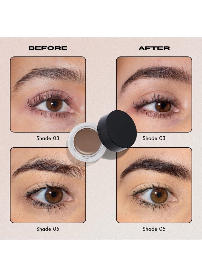 Milani Stay Put Brow Color - Dark Brown (0.09 Ounce) Vegan, Cruelty-Free Eyebrow Color that Fills and Shapes Brows…