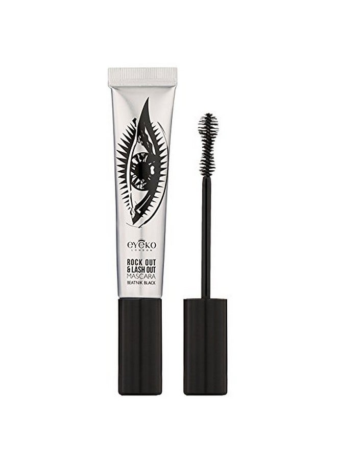 Eyeko Rock Out and Lash Out Thickening Mascara, Intense Black - Buildable Volume, Curl & Length 8ml