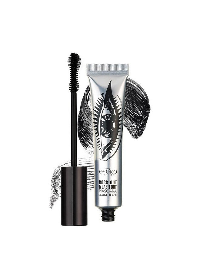 Eyeko Rock Out and Lash Out Thickening Mascara, Intense Black - Buildable Volume, Curl & Length 8ml