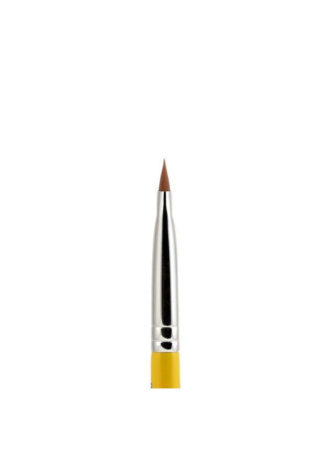 Bdellium Tools Professional Makeup Brush - Studio Series 714 Flat Eye Definer - With Soft Synthetic Fibers, For Eye Definition (Yellow, 1pc)