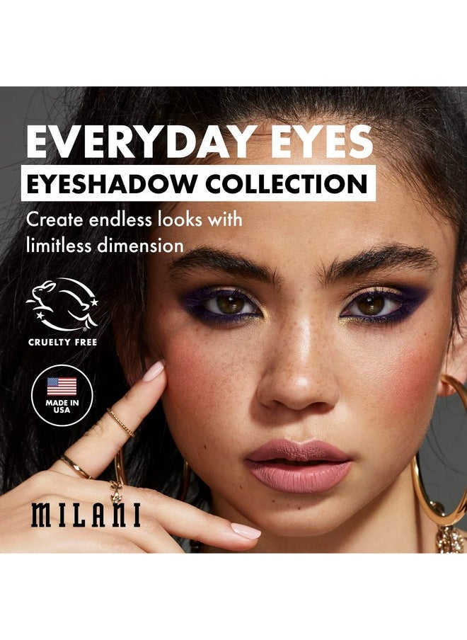 Milani Everyday Eyes Eyeshadow Palette - Earthy Elements (0.21 Ounce) 6 Cruelty-Free Matte or Metallic Eyeshadow Colors to Contour & Highlight