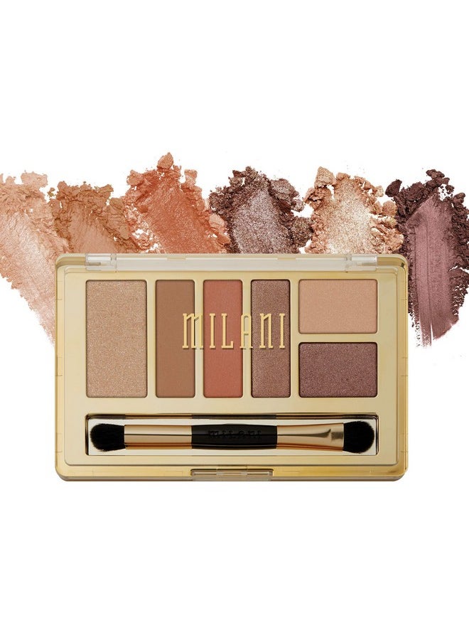 Milani Everyday Eyes Eyeshadow Palette - Earthy Elements (0.21 Ounce) 6 Cruelty-Free Matte or Metallic Eyeshadow Colors to Contour & Highlight