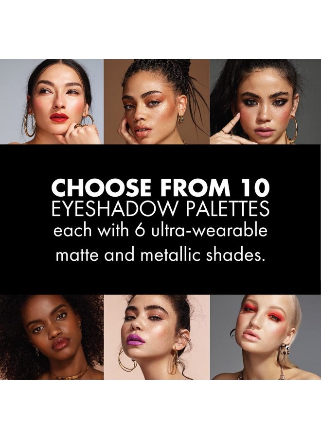 Milani Everyday Eyes Eyeshadow Palette - Earthy Elements (0.21 Ounce) 6 Cruelty-Free Matte or Metallic Eyeshadow Colors to Contour & Highlight