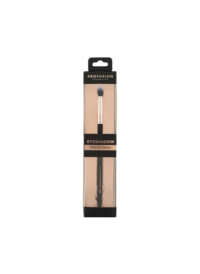 Profusion Cosmetics Pointed Crease Eyeshadow Brush Soft Synthetic Eyeshadow Blending For small Crease Eyebrow Long Lasting smudge Flawless Makeup Look