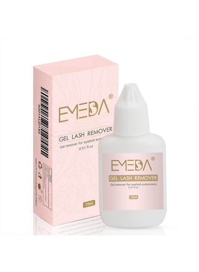 EMEDA Eyelash Extension Remover Gel Not for Clusters Glue 15ml Quickly Dissolves Powerful Lash Extension Glue Professional Removal for Lash Extensions Adhesive (15ml)