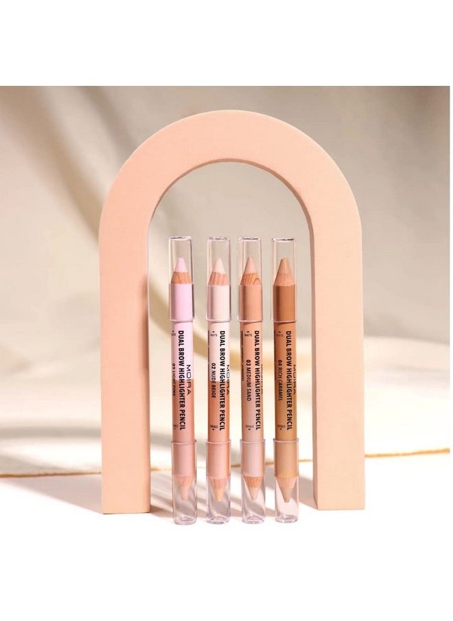 Dual Brow Highlighter Pencil (001, Light Pink)