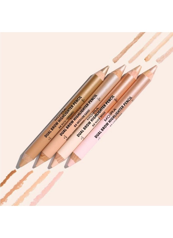 Dual Brow Highlighter Pencil (001, Light Pink)