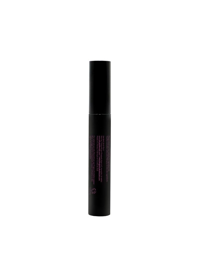 Elizabeth Mott Black Volumizing Smudge-Proof Mascara-Cruelty Free Lengthening Fiber Mascara with Hourglass Wand-Water Resistant, No Clump, Amazing Eyelashes, Safe with Lash Extensions, Full-Size 8 ml