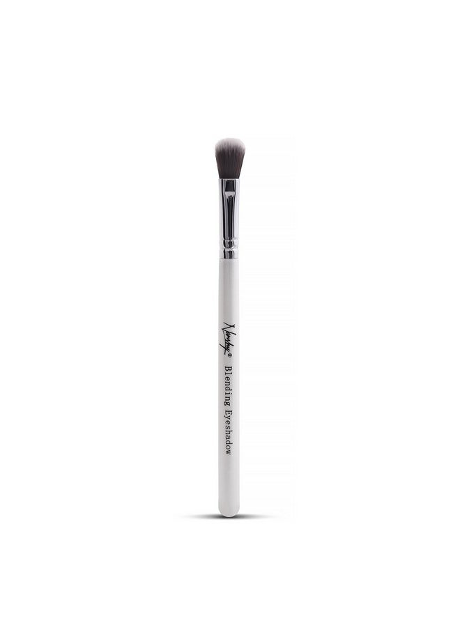 Nanshy Blending Eye Shadow Brush - Ideal for Powder, Cream Eyeshadow - Dome Oval Eye Shadow Brush - 217s Dupe - Vegan & Cruelty-Free - White