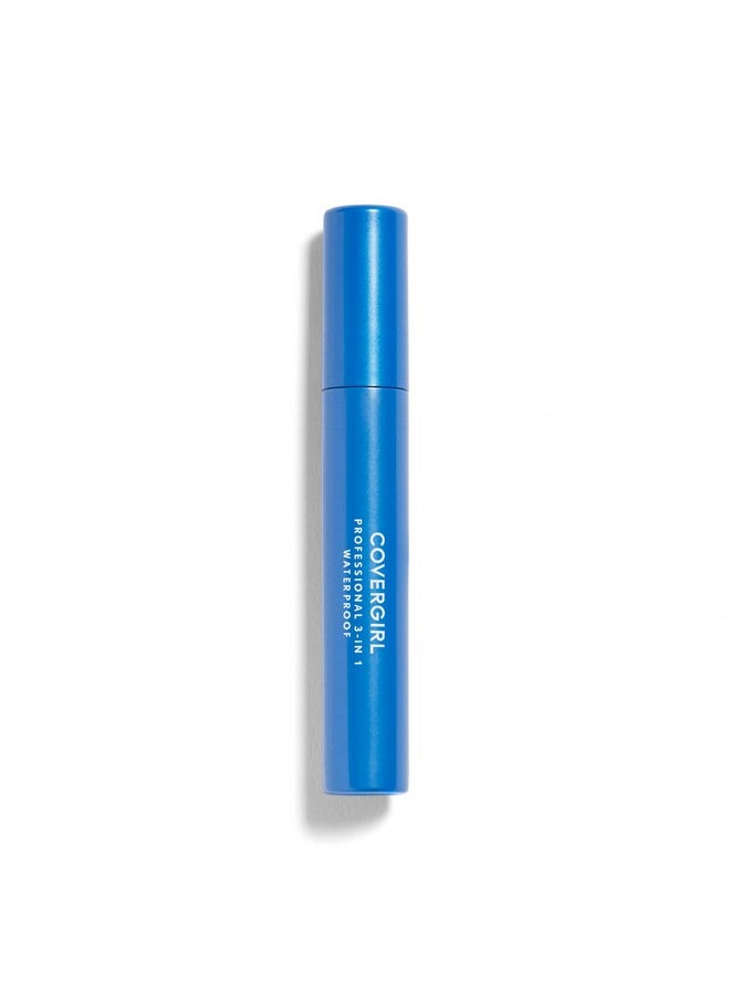 COVERGIRL Professional 3-in-1 Waterproof Mascara, Very Black 225, (Packaging May Vary), 0.3 Fl Oz (Pack of 1)