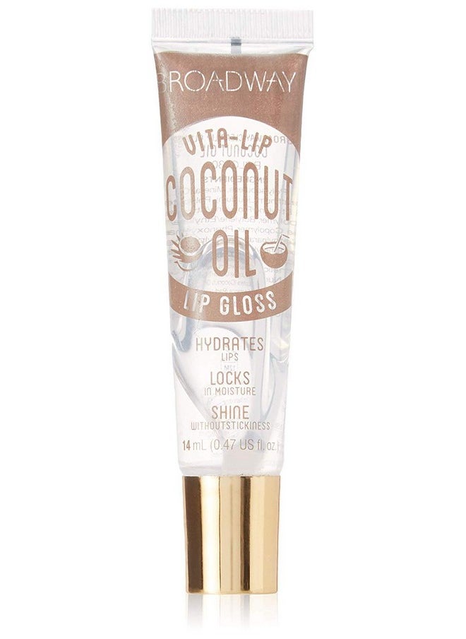 6-PACKS Kiss Broadway Clear Lip Gloss (#1 Mint,Coconut,Rosehip)