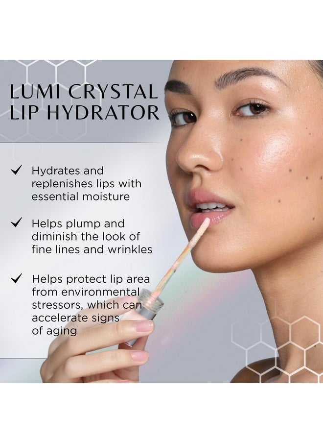 COSMEDIX Lumi Crystal Lumi Crystal Liquid Crystal Lip Hydrator - Plumping Lip Gloss for Women for Plumped, Luscious & Fuller-Looking Lips - Long-Lasting Moisturizing Lip Filler with High-Shine Finish