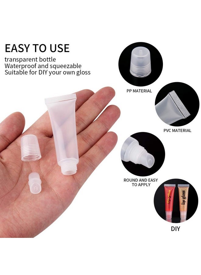 HRLORKC 110Pcs 10ml Empty Tubes Lip empty lip gloss containers for Lip Gloss Balm Cosmetic