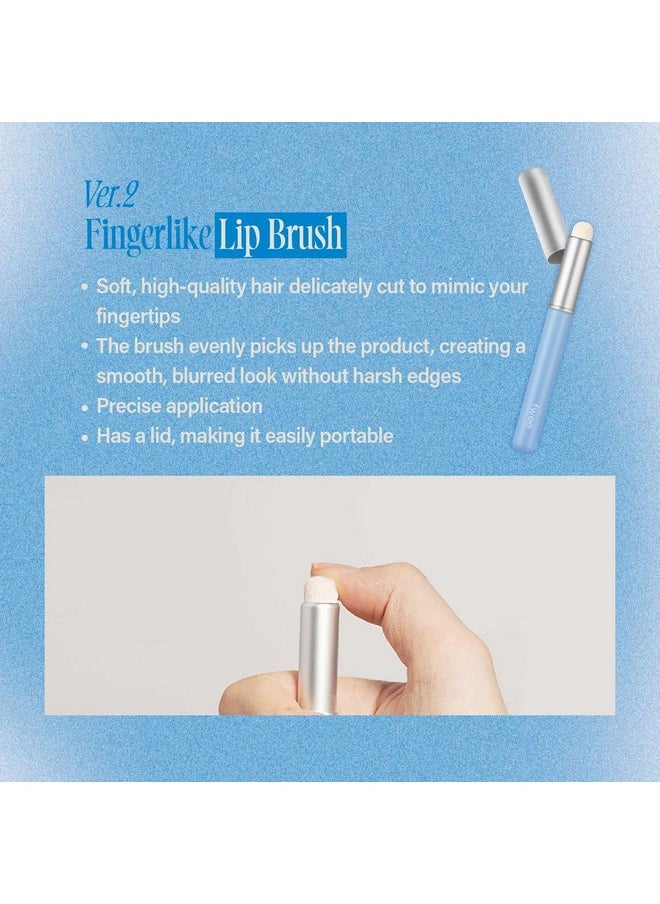 fwee Fingerlike Silicone Lip Brush | Multi-purpose Makeup Blending Brush with Lid