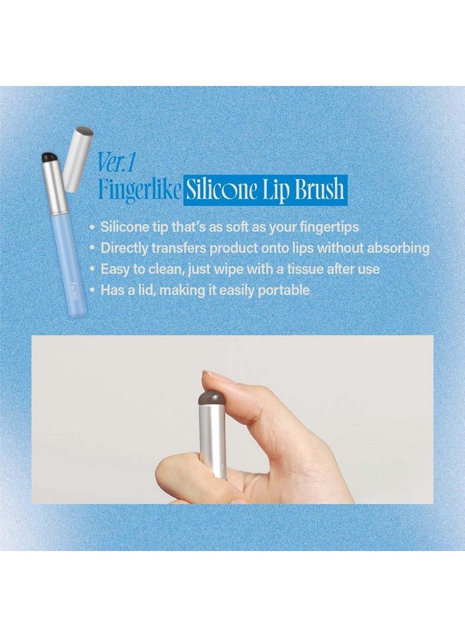 fwee Fingerlike Silicone Lip Brush | Multi-purpose Makeup Blending Brush with Lid