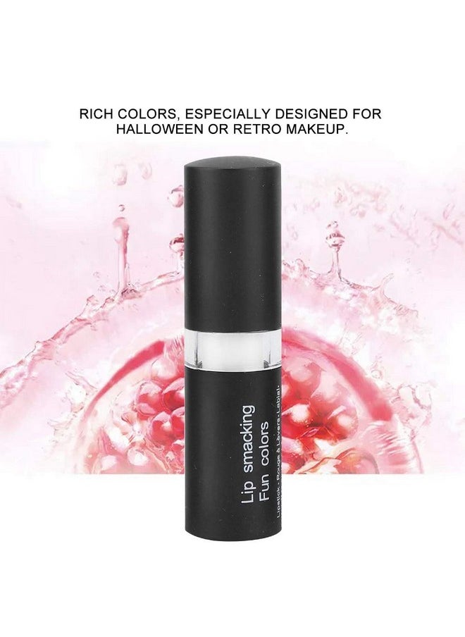 Vampire Matte Lipstick Long Lasting Lipstick Retro Makeup Party Masquerade Cosplay Vampire Lipstick For Halloween For Halloween Lipstik Halloween Makeup(03White)