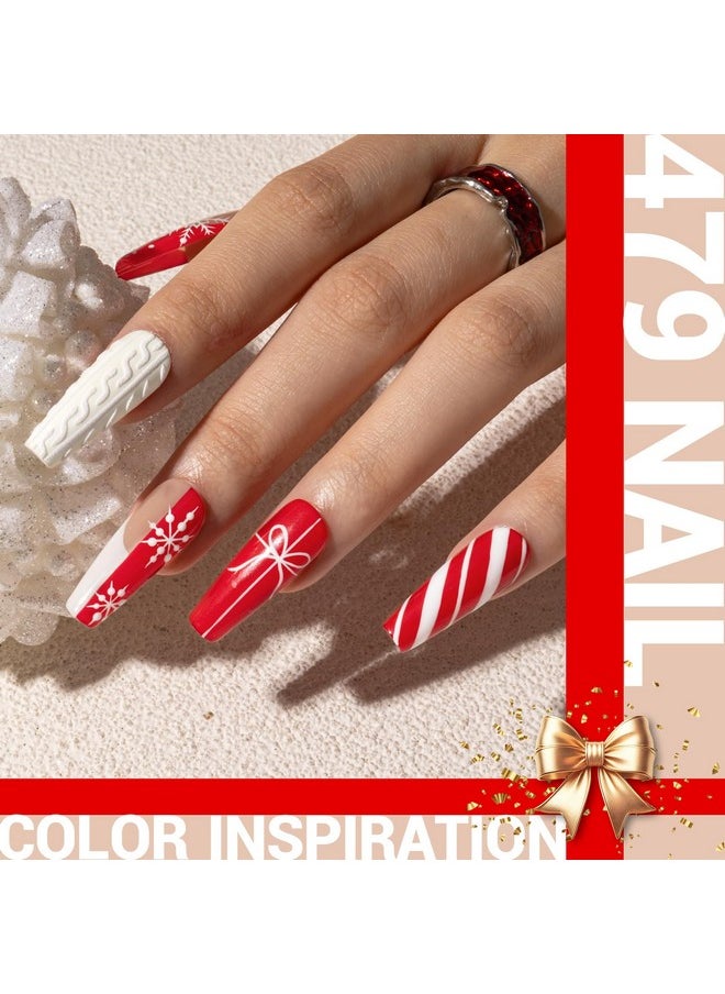 MelodySusie Thick White Gel Nail Polish,15ML Snow White Color Soak Off UV LED White Gel Polish Christmas Gift for Women Nail Art Manicure Salon DIY Nail Design Decoration at Home-479