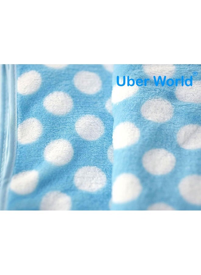Baby Ac Blanket Plush Warm Breathable And Cozy Blankets For Newborn And Infant, Baby Blankets For Boys Girls Fluffy Warm And Lightweight, Portable Bed Throws For Baby 70 X 70 Cms Pack Of 3