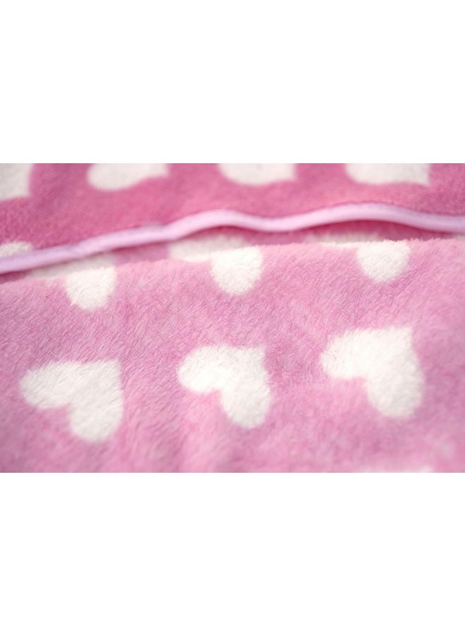 Baby Ac Blanket Plush Warm Breathable And Cozy Blankets For Newborn And Infant, Baby Blankets For Boys Girls Fluffy Warm And Lightweight, Portable Bed Throws For Baby 70 X 70 Cms Pack Of 3